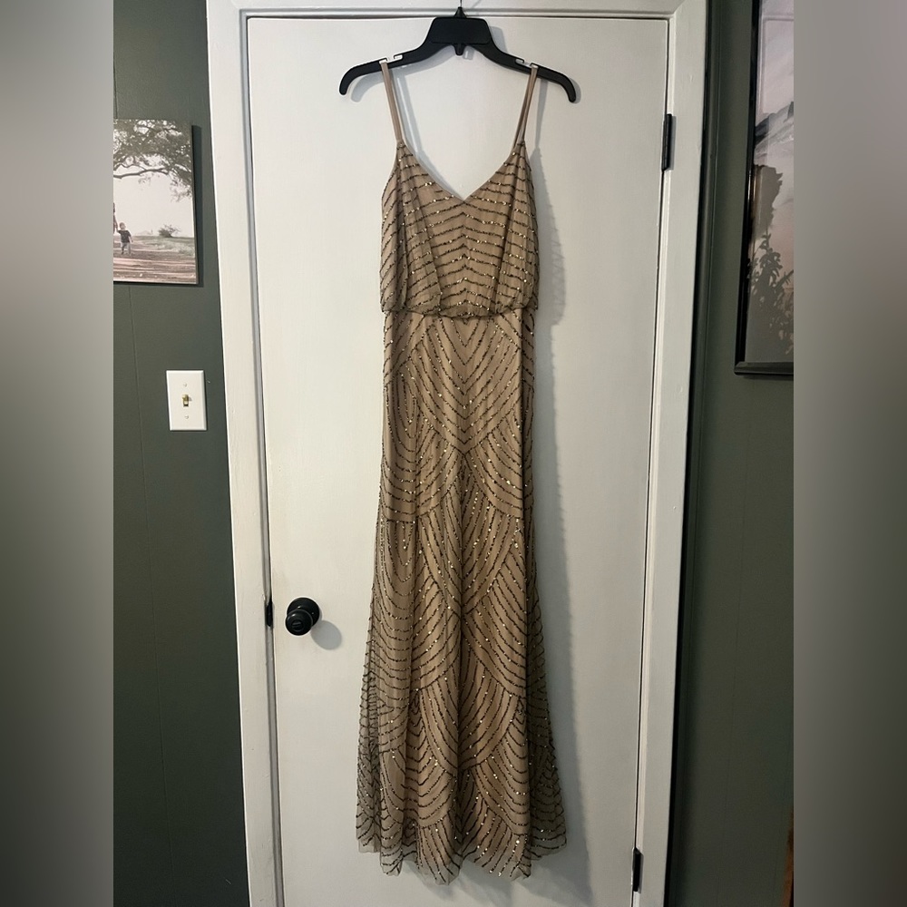 Adriana Papell Beaded Gown
